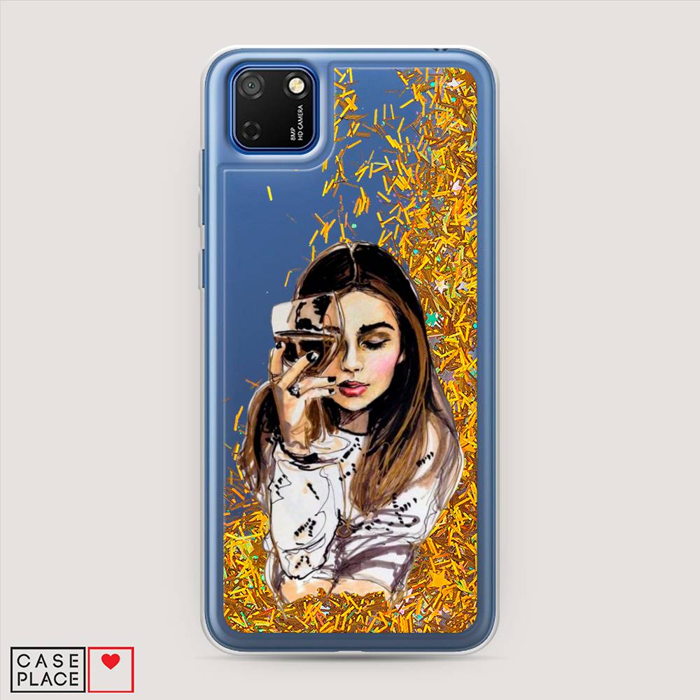 

Чехол Awog на Honor 9S "Девушка с бокалом", Коричневый;прозрачный;бежевый, 6102690-1