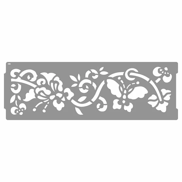 

Трафарет бордюр Art Decor Настроение, Серый