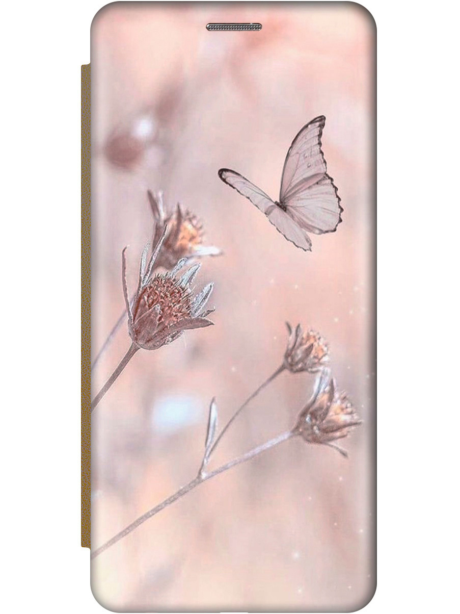 

Чехол-книжка на Samsung Galaxy A05s "Бабочка" золотой, Белый;розовый;серый, 20001458