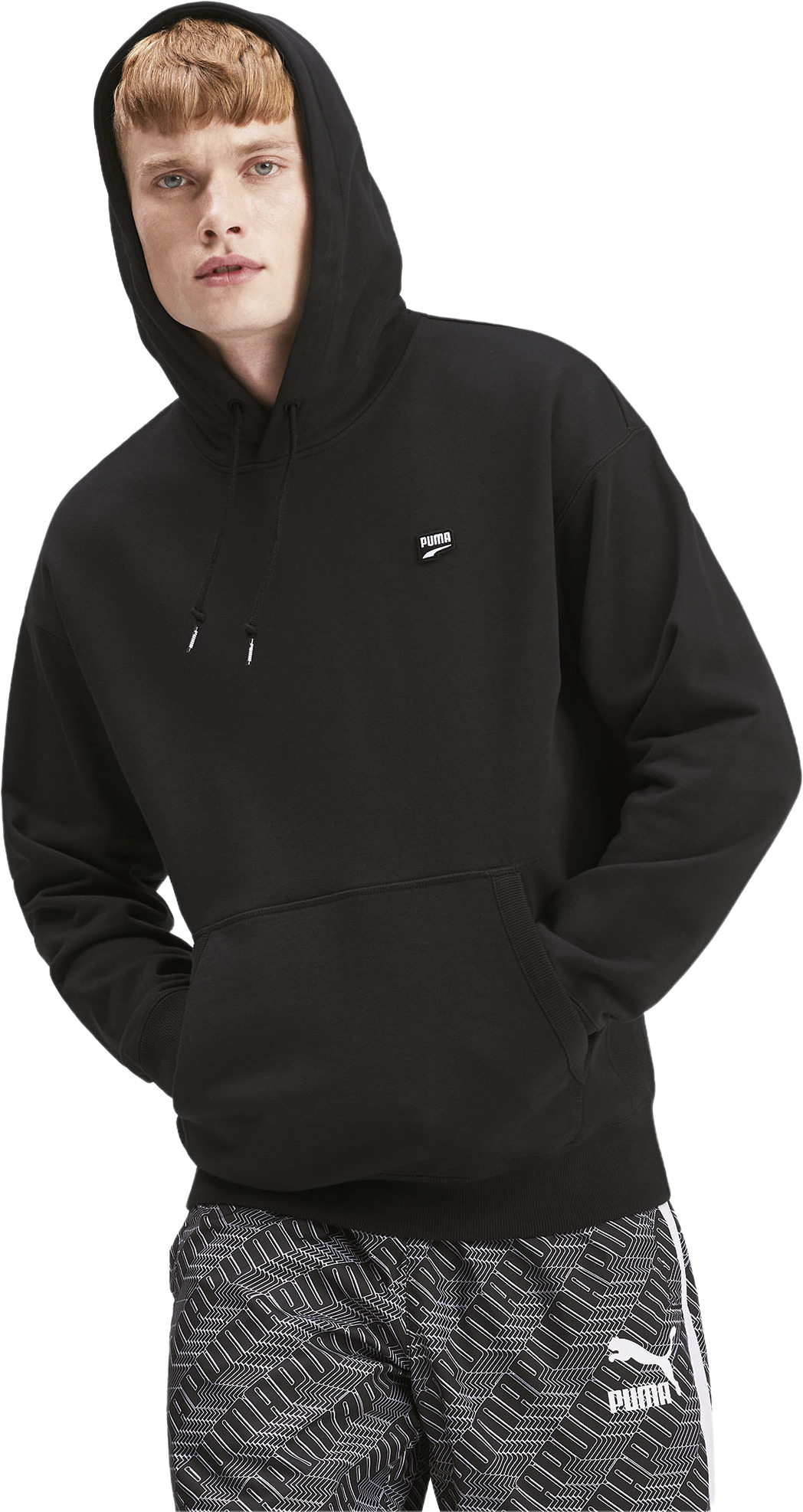 

Худи мужское PUMA Downtown Po Hoody черное S, Downtown Po Hoody