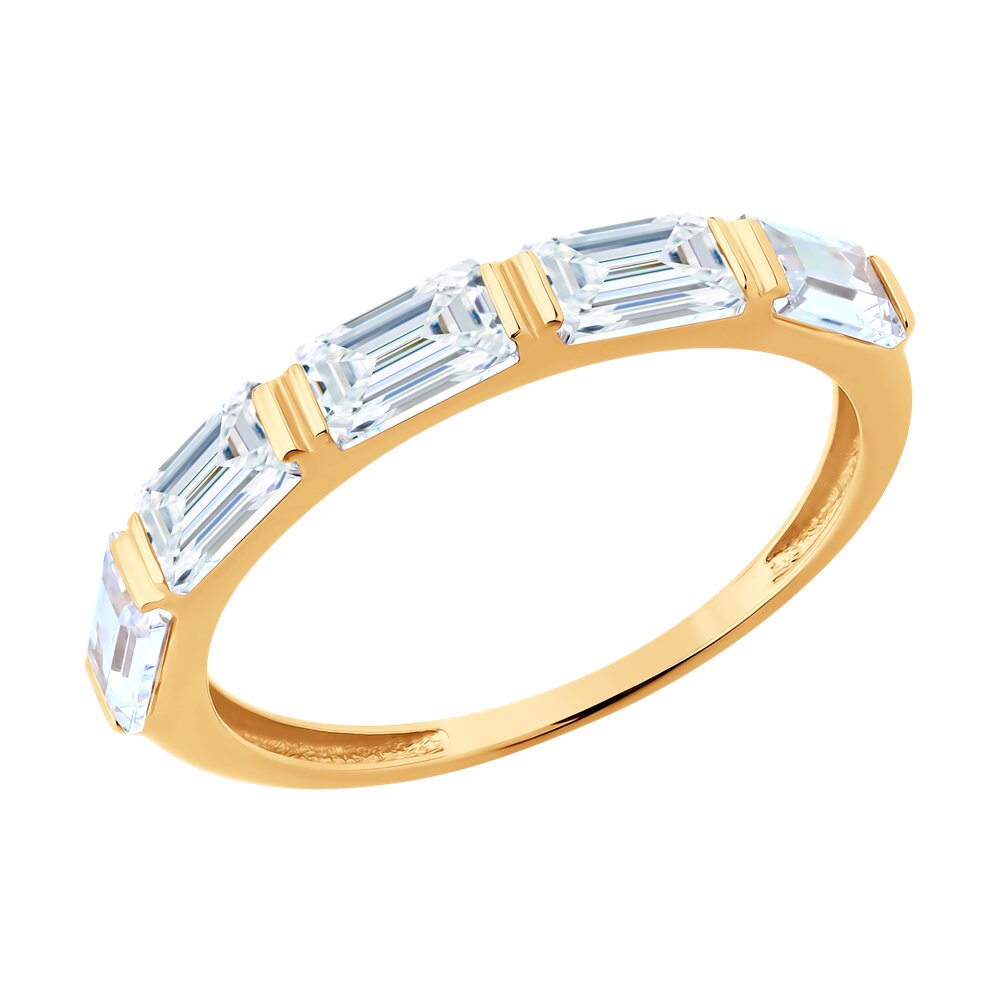 

Кольцо из золота р. 18 SOKOLOV 019602, фианит, 019602
