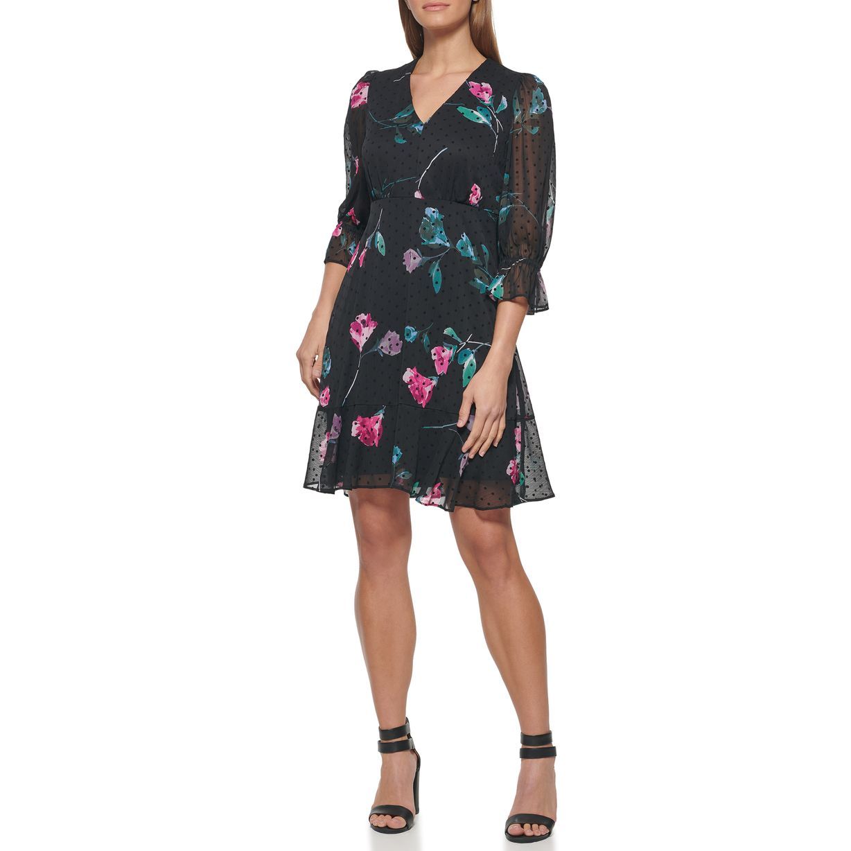 

Платье женское DKNY DD1J7110 черное 0, DD1J7110