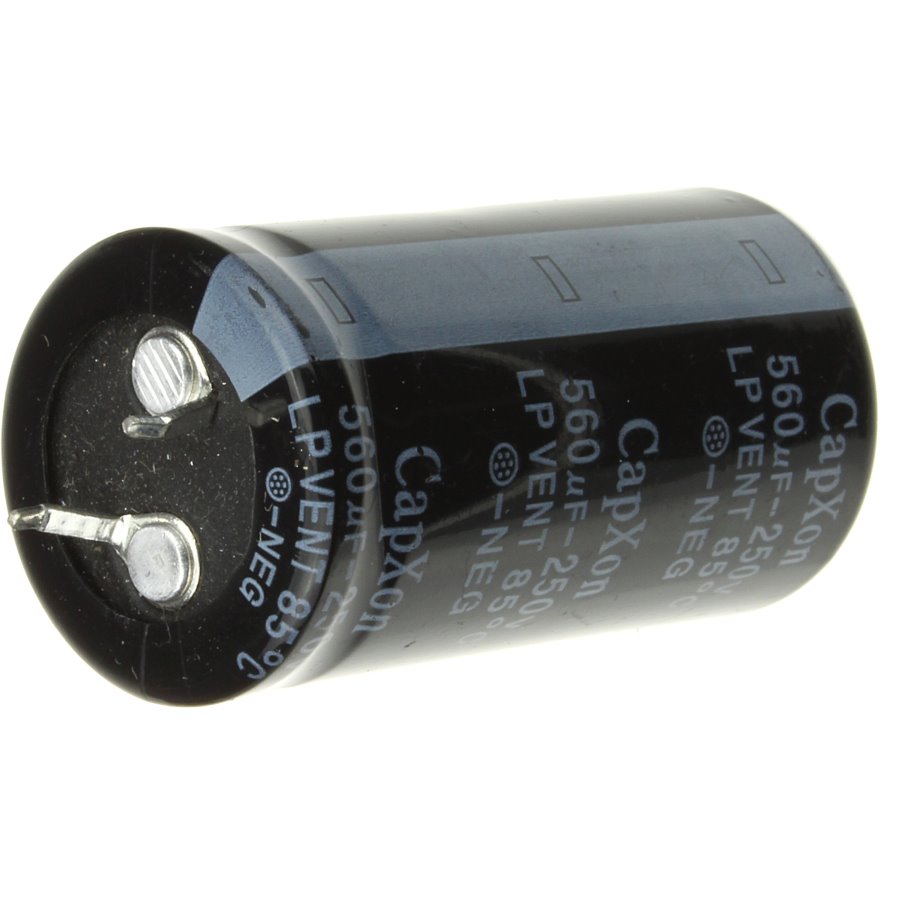

Конденсатор 560/250V d25 h46 105C жесткие выводы