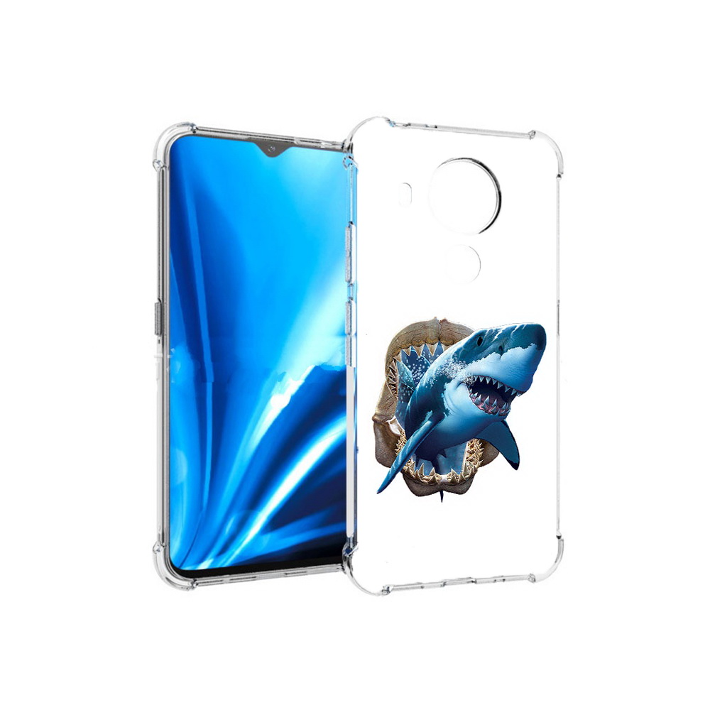 

Чехол MyPads Tocco для Nokia 5.4 челюсти (PT156621.100.675), Прозрачный, Tocco