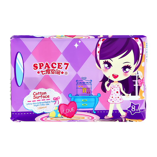 

Прокладки классические SPACE 7 super night (удлиненные) 8 шт, 138877