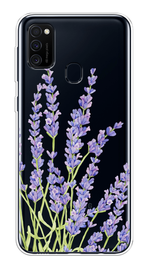 

Чехол на Samsung Galaxy M21/M30s "Лавандовые стебли", Фиолетовый;зеленый, 29850-1