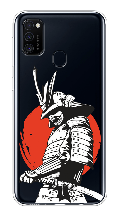 

Чехол на Samsung Galaxy M21/M30s "Самурай с катаной", Черный;красный;белый, 29850-1