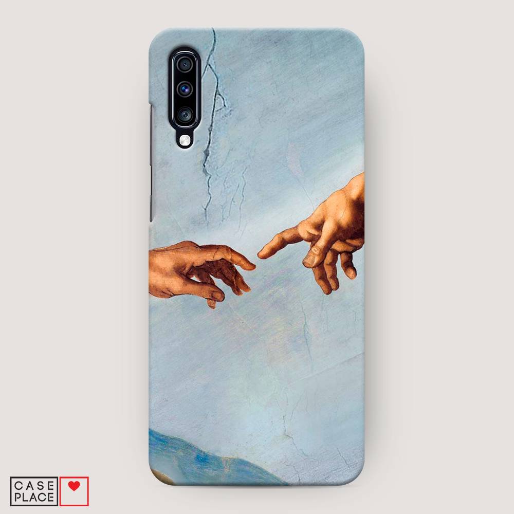 

Пластиковый чехол "Сотворение Адама" на Samsung Galaxy A70, 28120-7