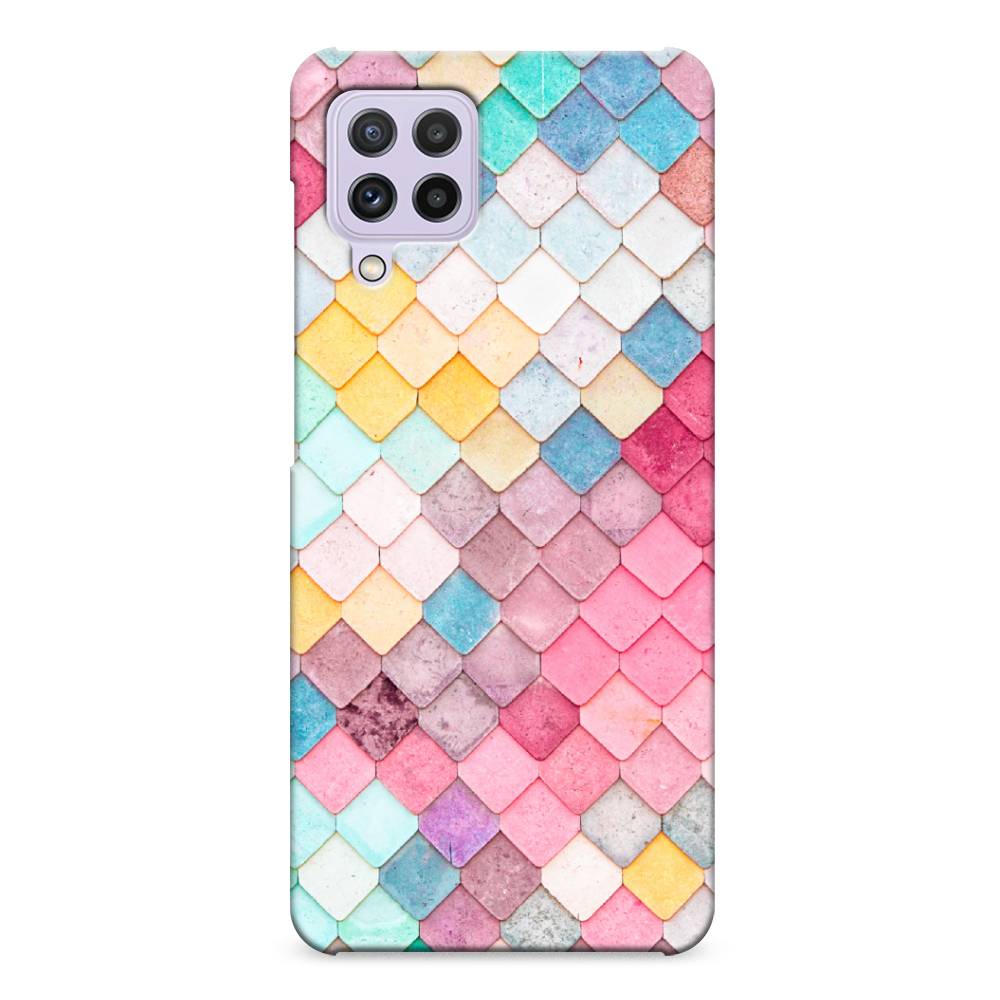 

Пластиковый чехол "Нежные ромбики" на Samsung Galaxy A22