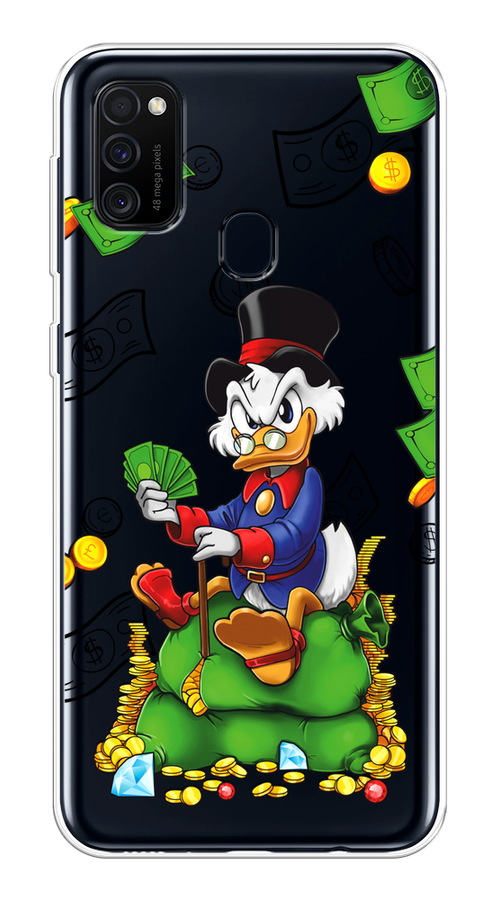 

Чехол на Samsung Galaxy M21/M30s "Scrooge Richness", Черный;синий;зеленый, 29850-1
