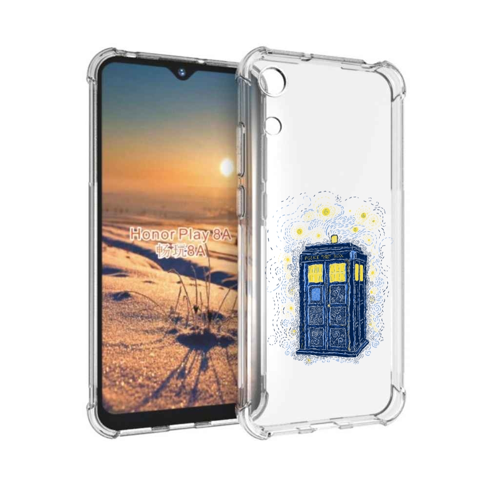

Чехол бампер MyPads будка рисунок для Honor 8A., Прозрачный, Tocco
