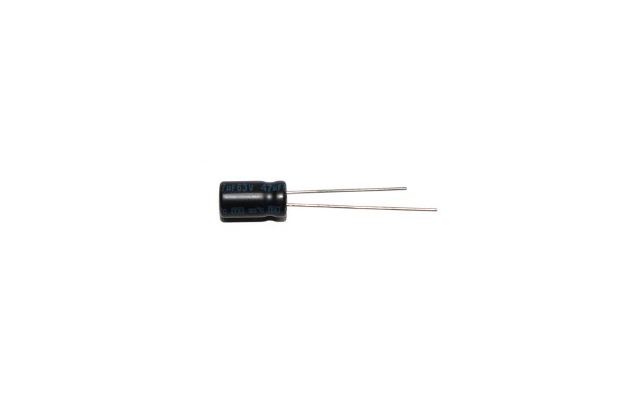 

Конденсатор 47/63V 105C d6.3 h11 Jamicon
