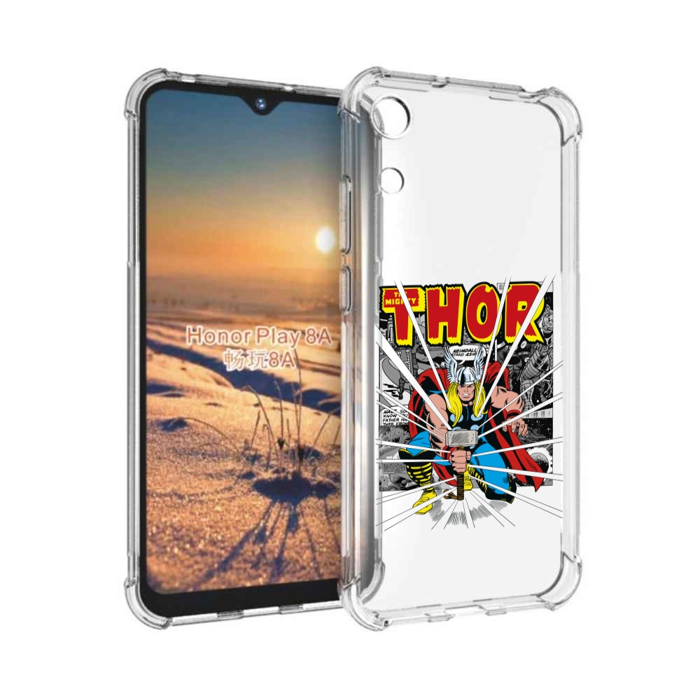

Чехол бампер MyPads тор рисунок для Honor 8A., Прозрачный, Tocco