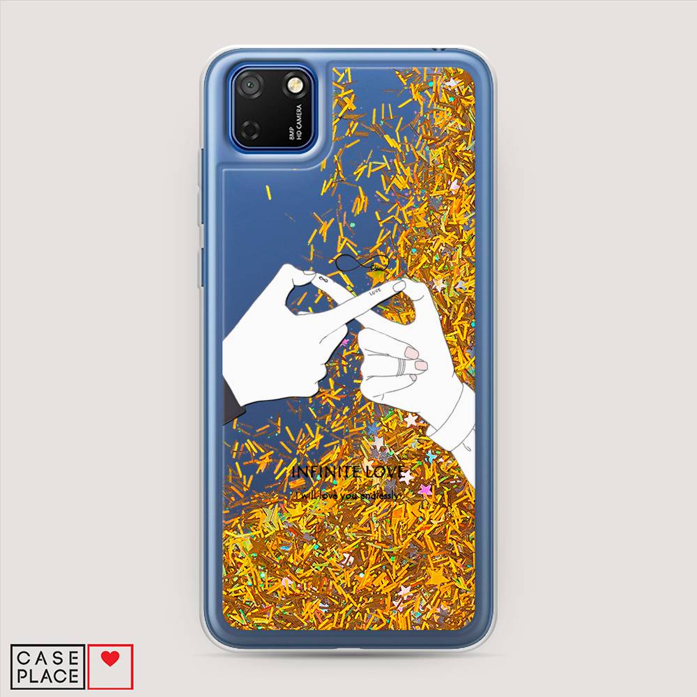 

Чехол Awog на Honor 9S "Любовь навсегда", Бежевый, 6102690-1