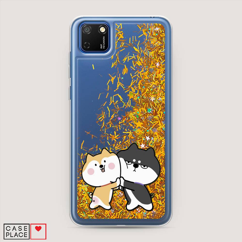 

Чехол Awog на Honor 9S "Обнимашки акита", Бежевый, 6102690-1