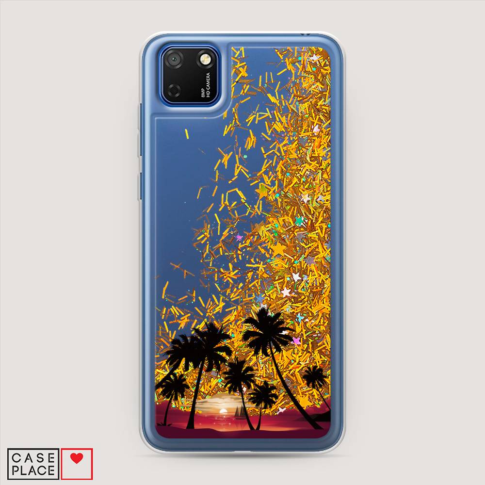 

Чехол Awog на Honor 9S "Закат и пальмы", Красный, 6102690-1