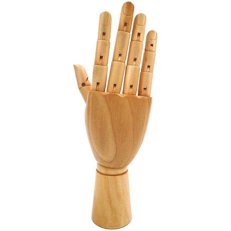 фото Манекены художественные gamma рука, студия, женская правая, деревянная, 25 см гамма