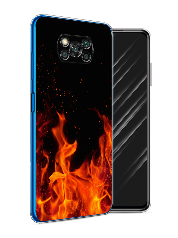 

Чехол Awog на Poco X3/X3 Pro "Все в огне", Разноцветный, 310650-4