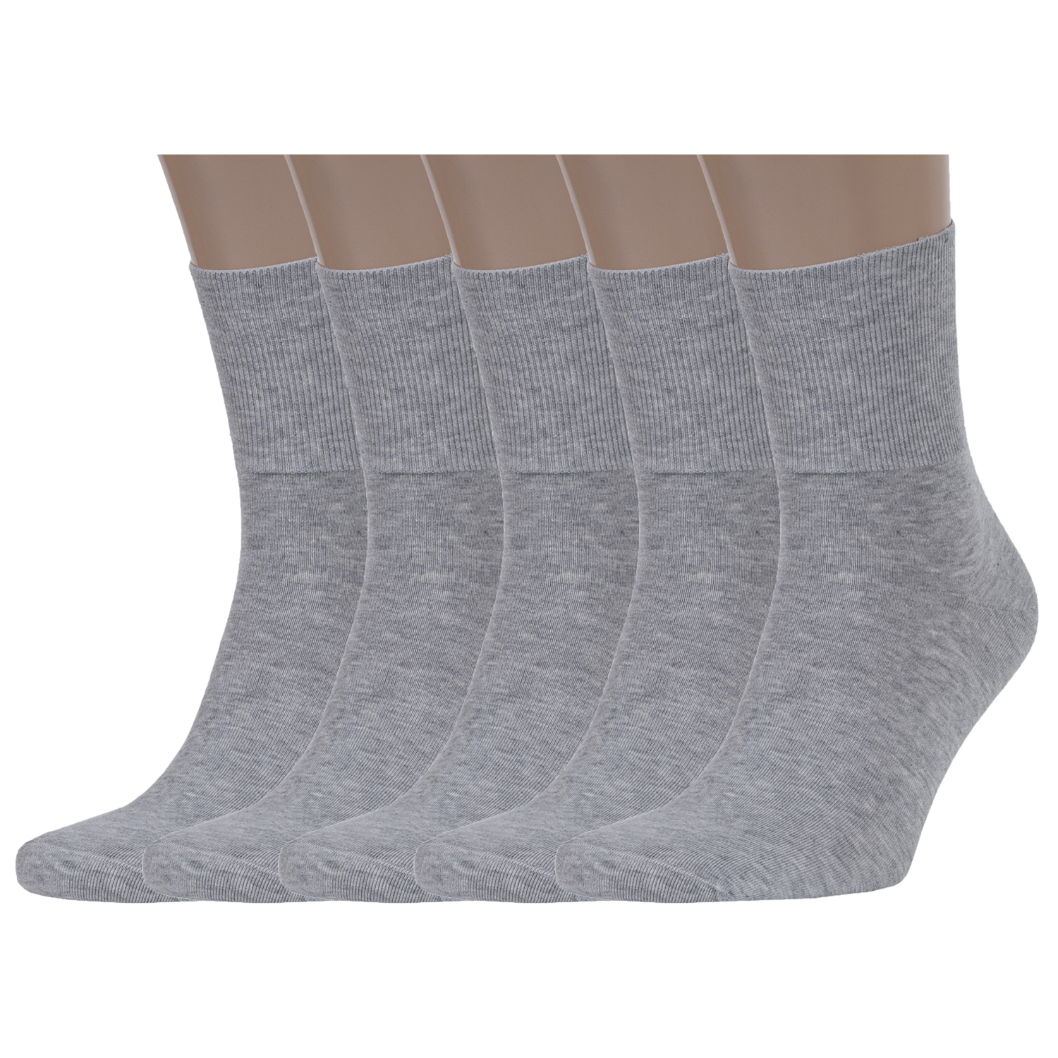 

Комплект носков мужских Rusocks серых, 5-М-245