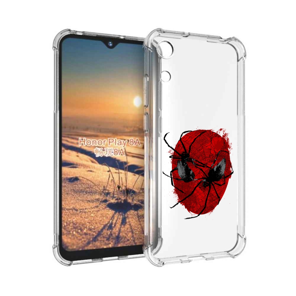 

Чехол бампер MyPads человек паук для Honor 8A., Прозрачный, Tocco