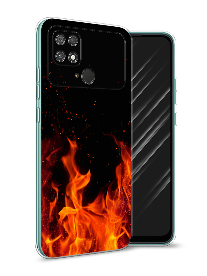 

Чехол Awog на Poco C40 "Все в огне", Разноцветный, 315850-4