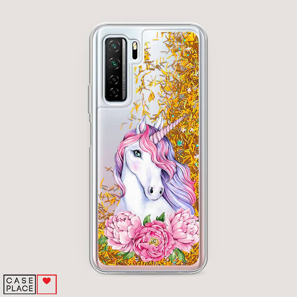 

Чехол Awog на Huawei Nova 7 SE "Единорог с пионами", Зеленый;розовый, 6102990-1