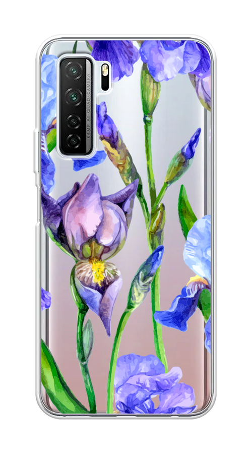 

Чехол Awog на Huawei Nova 7 SE "Синие ирисы", Фиолетовый;голубой;зеленый, 6102950-8