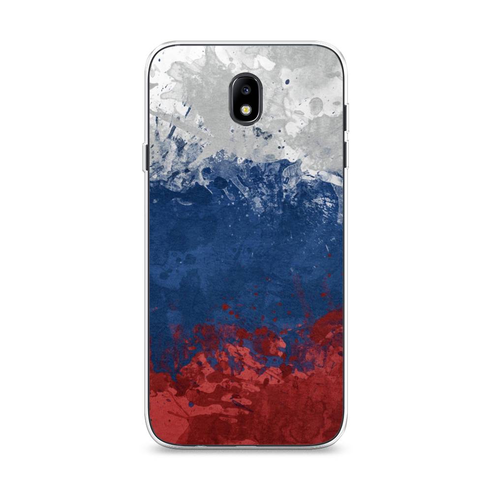 

Чехол Awog на Samsung Galaxy J7 2017 / Самсунг J7 2017 "Флаг России неровный", Белый;синий;красный, 23150-5