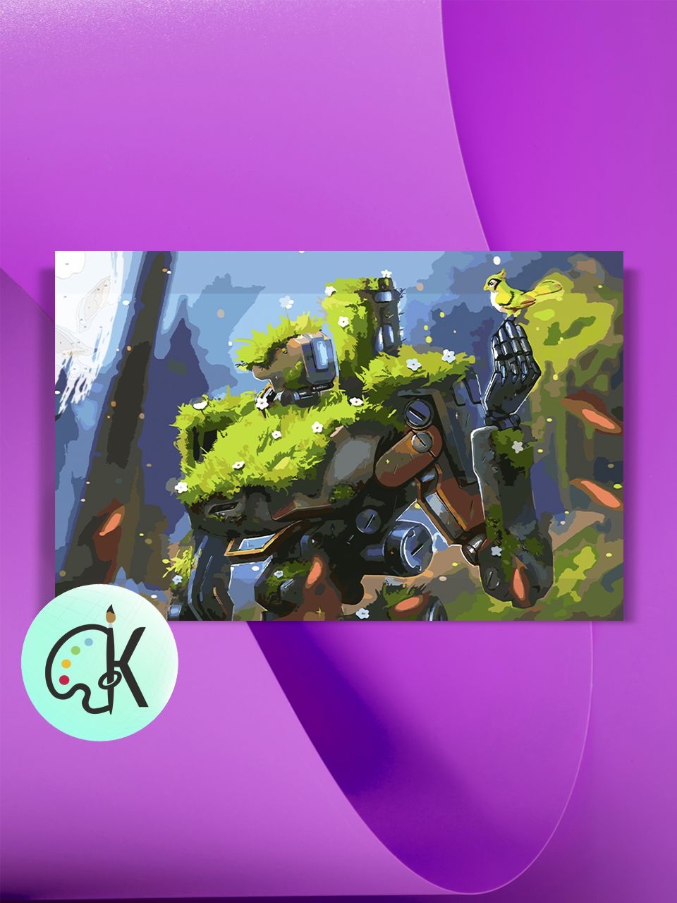

Картина по номерам на холсте Культура Цвета Overwatch, 40 х 50 см, Overwatch