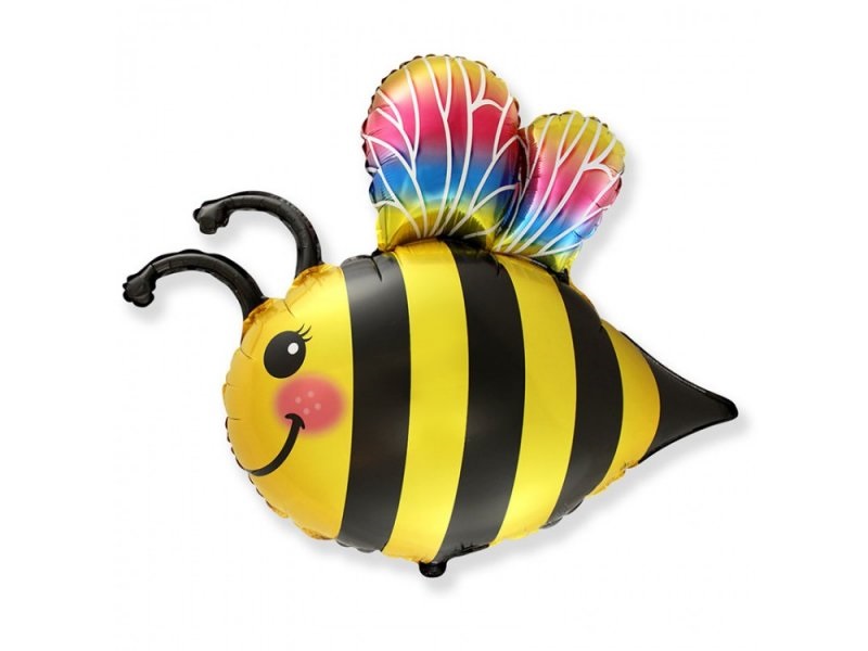 Весел оптом. Пчела на палочке. Пчела фольгированная. Пчелка фигурка. Фигура пчелы.