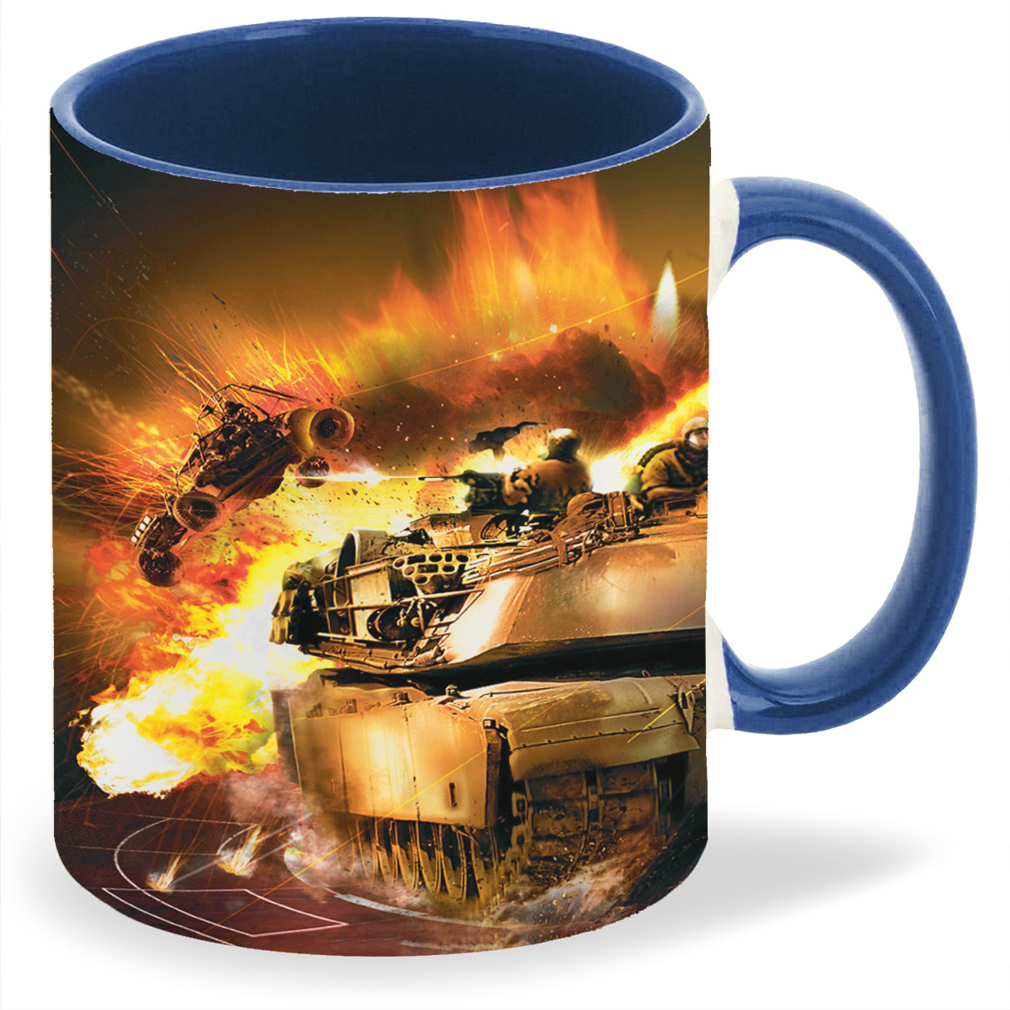 

Кружка CoolPodarok battlefield 2 modern combat Танк Вертолёт Машина Взрыв, battlefield 2 modern combat Танк Вертолёт Машина Взрыв