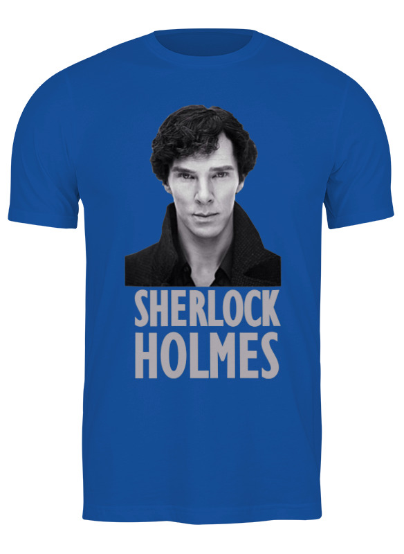 

Футболка мужская Printio Sherlock holmes синяя 2XL, Синий, Sherlock holmes