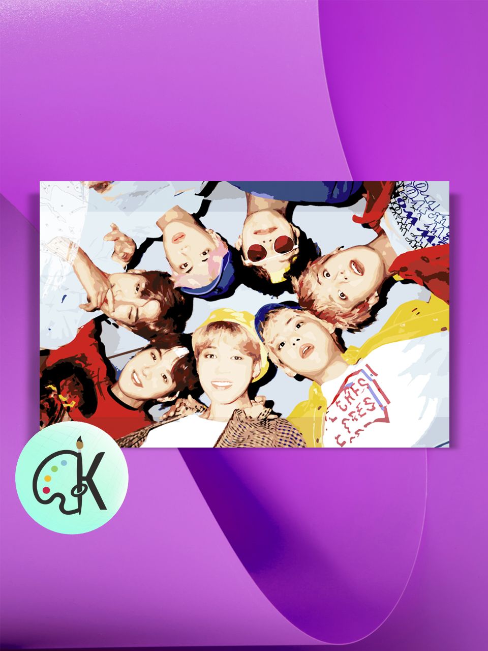 

Картина по номерам на холсте Культура Цвета BTS 2019, 40 х 60 см, BTS 2019