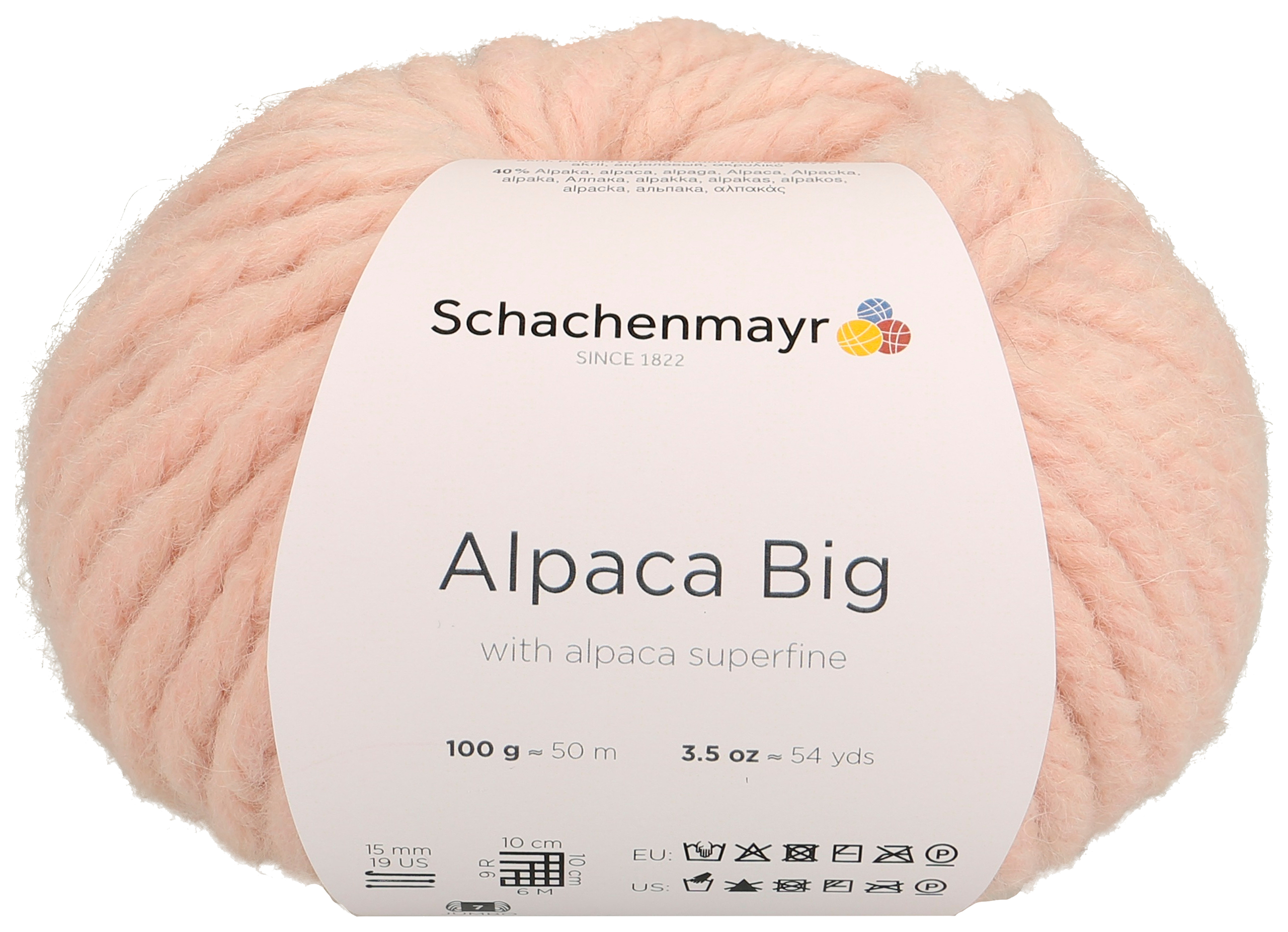 

Пряжа для вязания SCHACHENMAYR 9807588 Alpaca Big (00035), Розовый, Alpaca Big