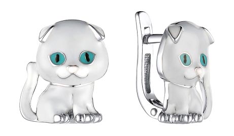 

Серьги из серебра Dewi 901022628-dv, 901022628-dv