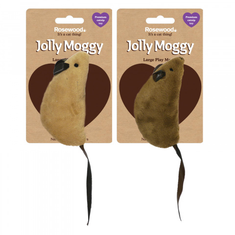 

Игрушка для кошек ROSEWOOD мягкая с кошачьей мятой Большая игровая мышь, в ассортименте, Большая игровая мышь