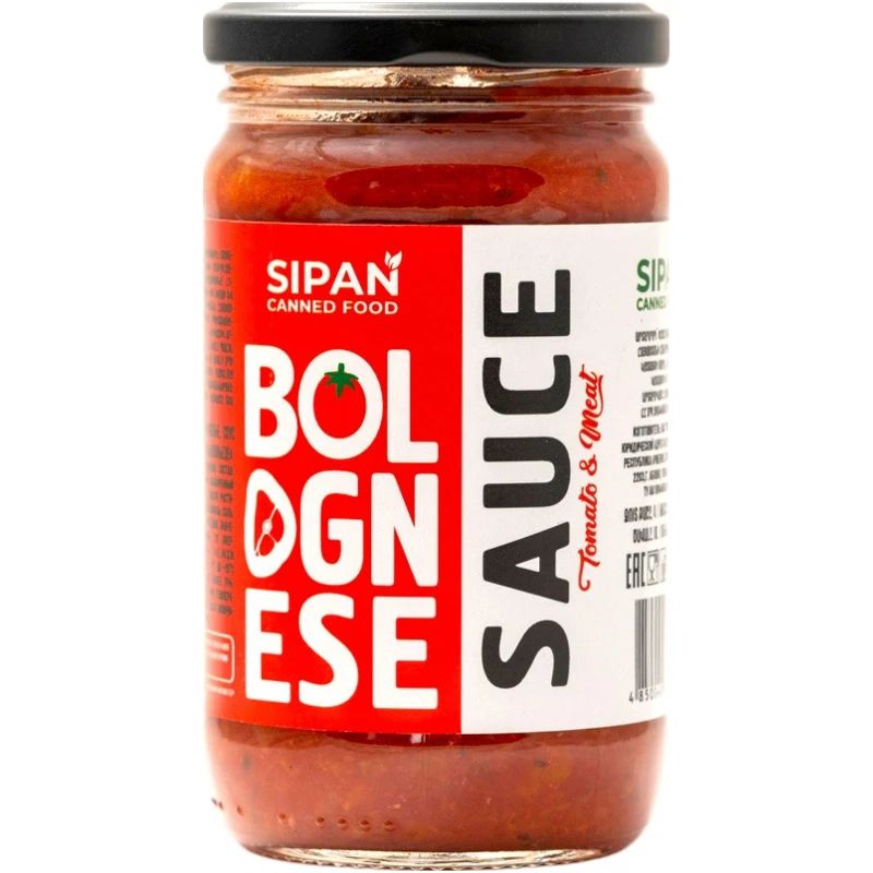 Соус Sipan Болоньезе томатный с говядиной и свининой 350 мл