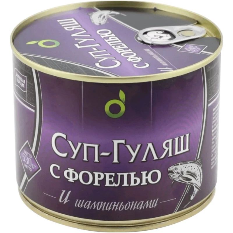 Суп-гуляш Ecofood с форелью и шампиньонами 400 г