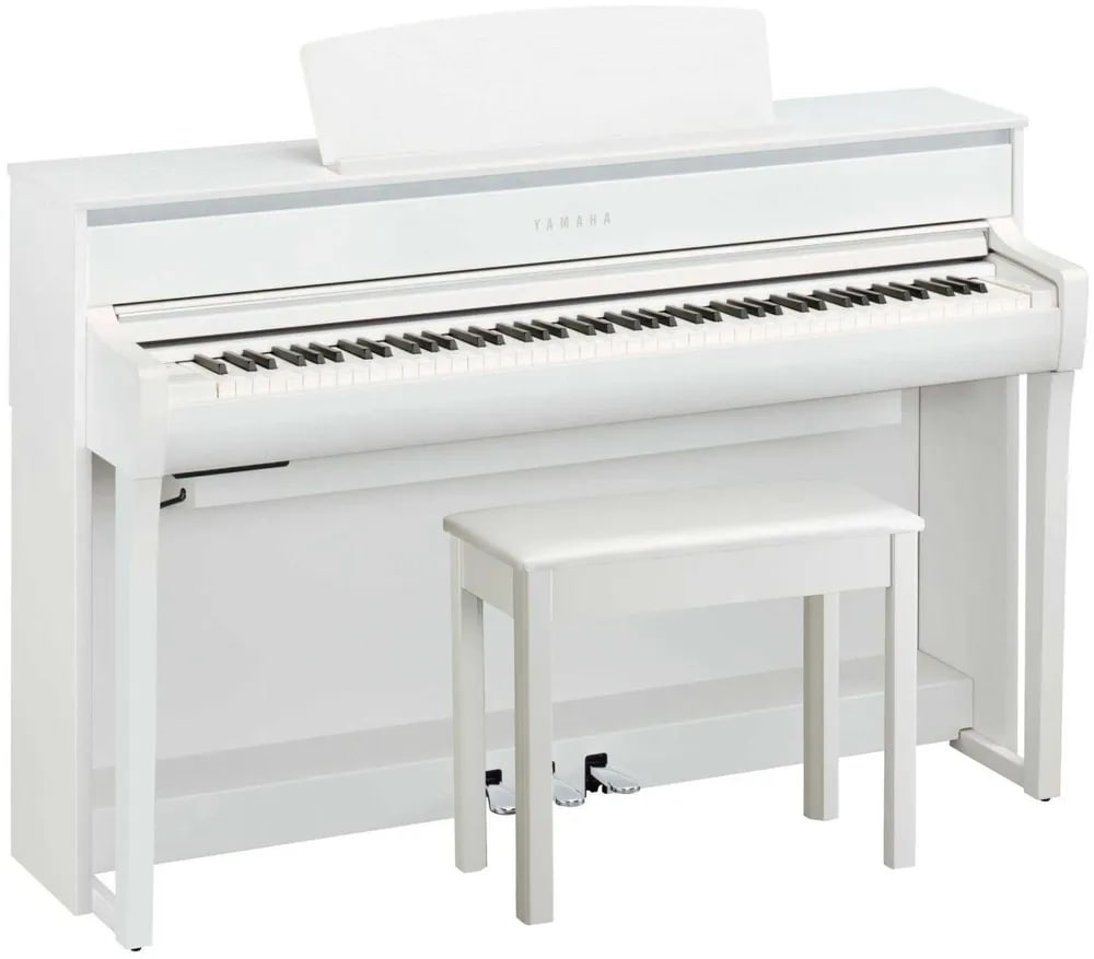 Цифровое пианино Yamaha Clavinova CLP-775 WH с банкеткой