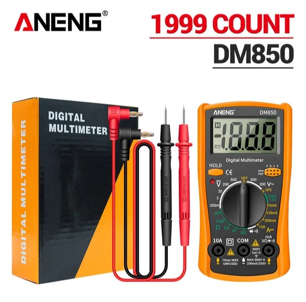 Цифровой мультиметр Anneng DM850, 200V/600V цифровой мультиметр мегеон