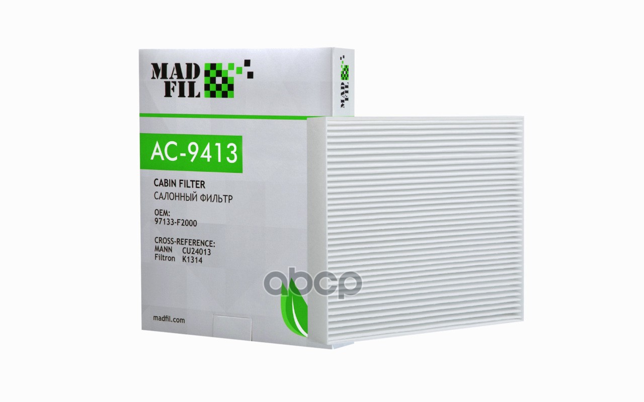 

Фильтр Салона Cu-24013 Ac-9413 MadFil арт. AC9413