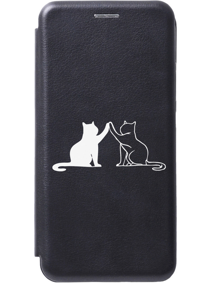 

Чехол-книжка на Samsung Galaxy A05s "Cats W" черный, Черный;серебристый, 20001458