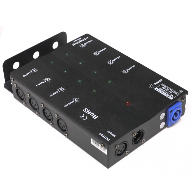 

Сплиттер для DMX Anzhee DMX Splitter 8, DMX Splitter 8