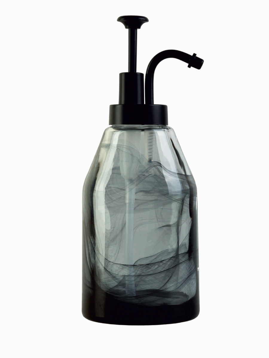 фото Дозатор для жидкого мыла raindrops shade gl0703ca-ld стекло