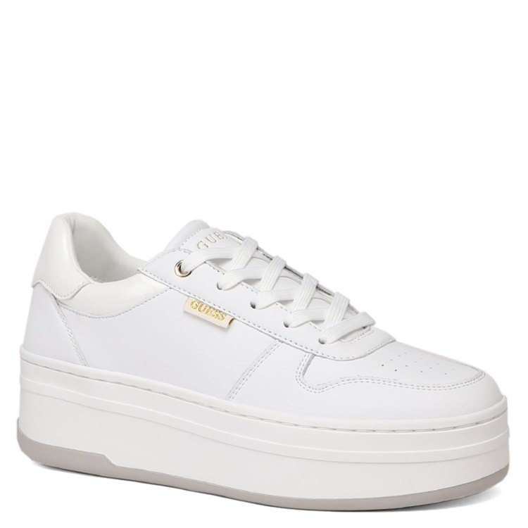 

Кеды женские Guess FL8LFELEA12 белые 39 EU, Белый, FL8LFELEA12