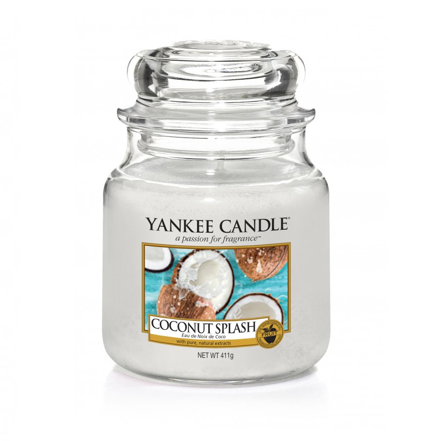 фото Свеча yankee candle coconut splash medium jar candle