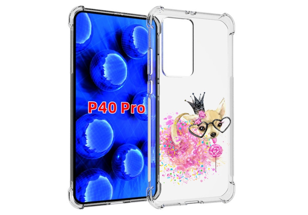 

Чехол MyPads сладкая принцесса для Huawei P40 Pro противоударный, Прозрачный, Tocco