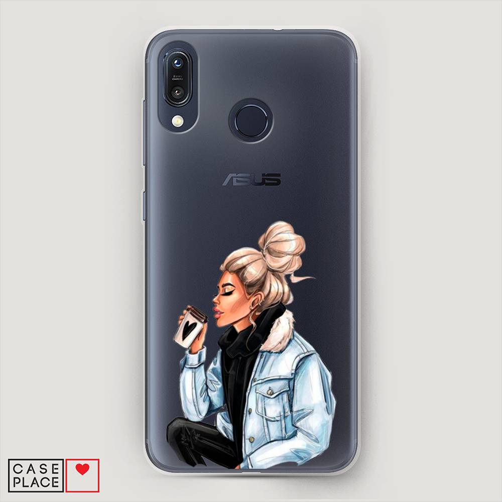 фото Чехол awog "cute girl" для asus zenfone max m1 zb555kl