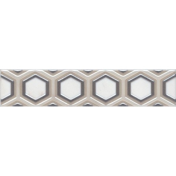 Бордюр керамический Kerama Marazzi Гран Пале AD\A401\6343 5,4 х 25 см белый