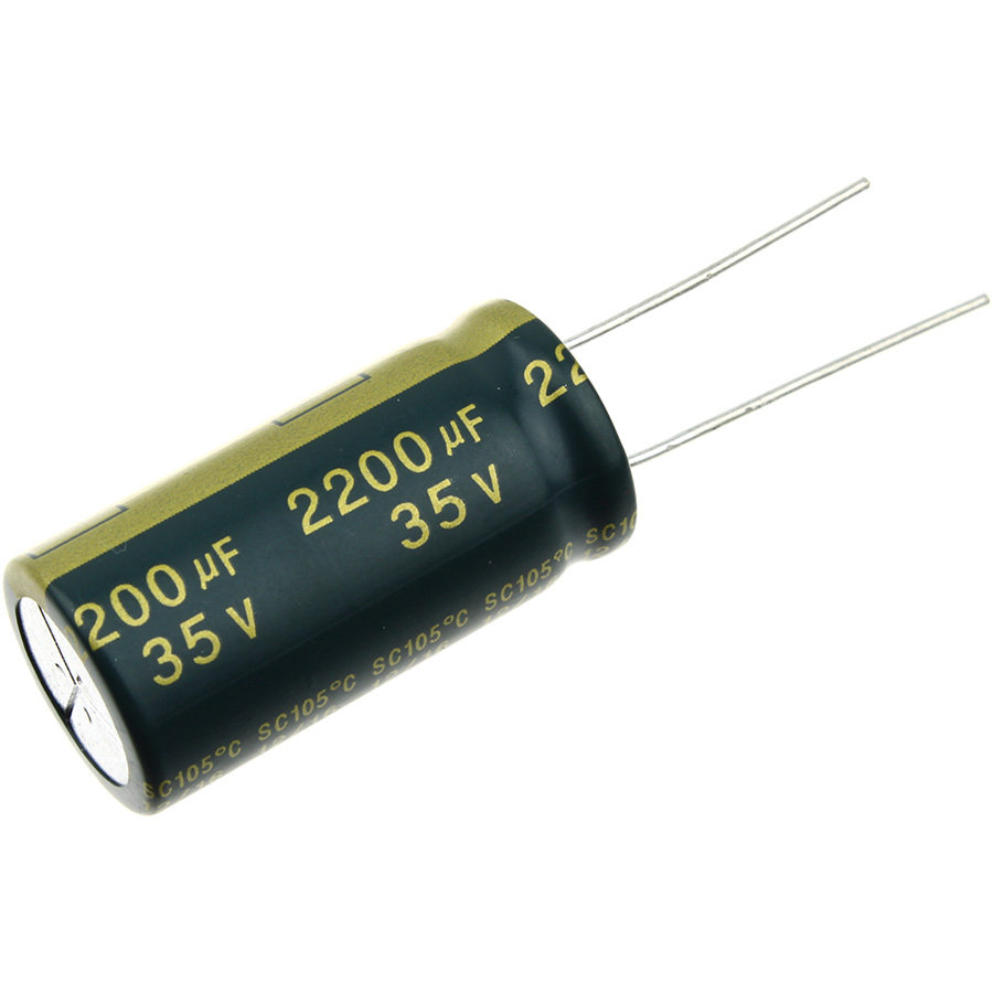 

Конденсатор 2200/35V d16 h32 105C (для компьютера)